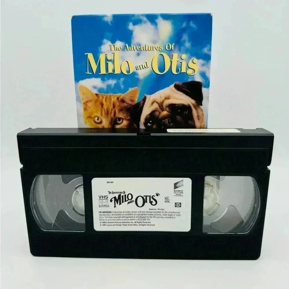 The Adventures of Milo and Otis VHS Tape Movie #03818 - Picture 3 of 4